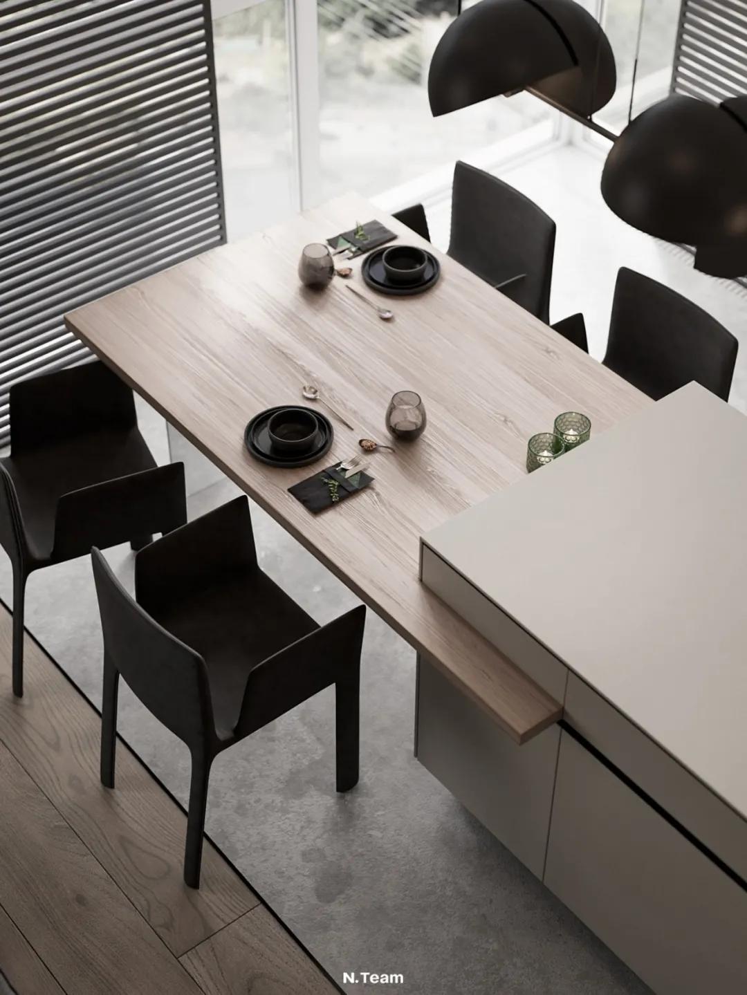 书桌极简又舒适,越舒适越有高级感