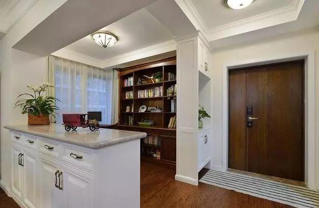 我家130平的大房子，洗脸台设计在入户玄关，特别棒