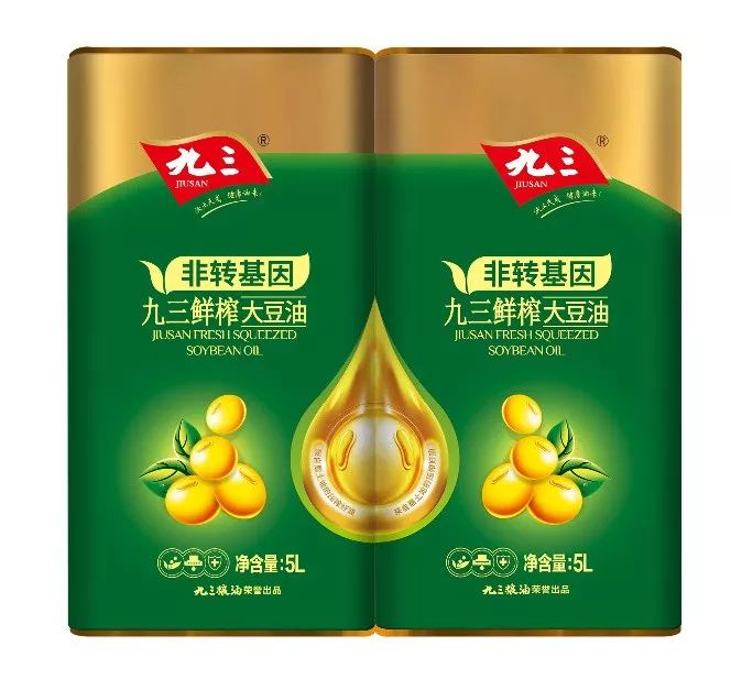 九三鲜榨大豆油5l价格,九三鲜榨非转基因大豆油