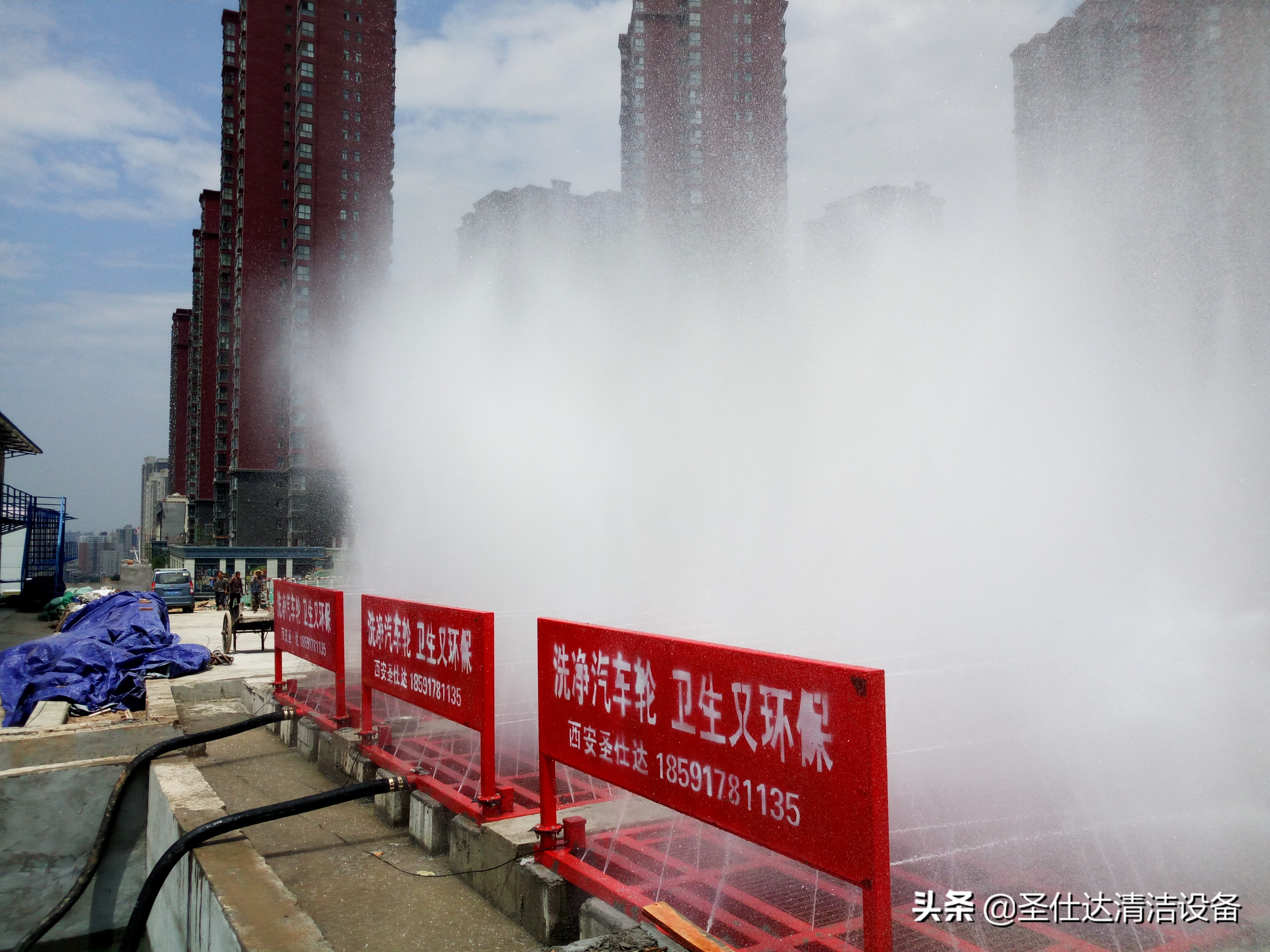 工地自动洗车机水是循环利用的吗,煤场全自动洗车机