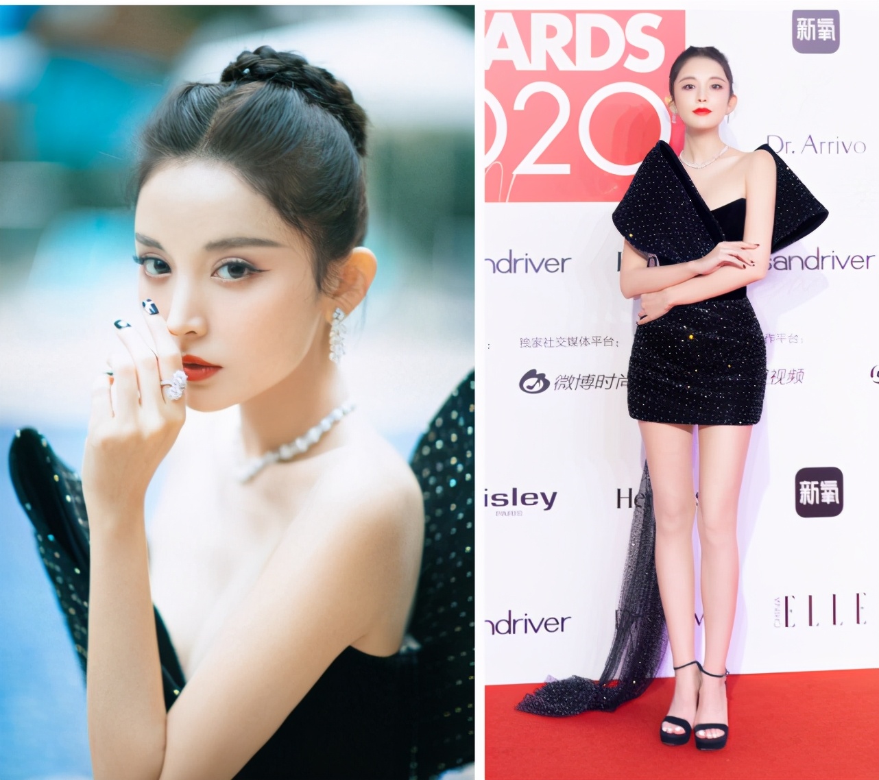 红毯造型，唐嫣林允的公主风不灵了？乔欣钟楚曦争做复古港风美人