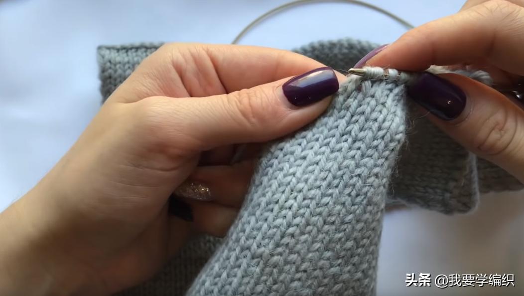 v领挑边怎么织,织毛衣织螺纹哪一个好看