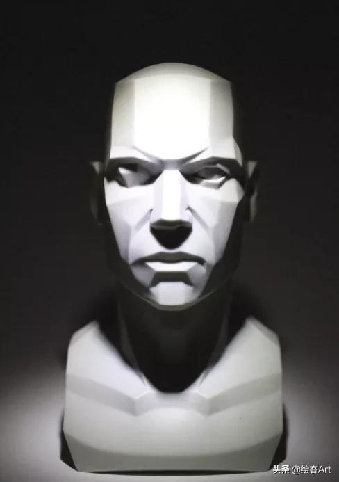 如何把立体图形画逼真,立体脸部画教程简单