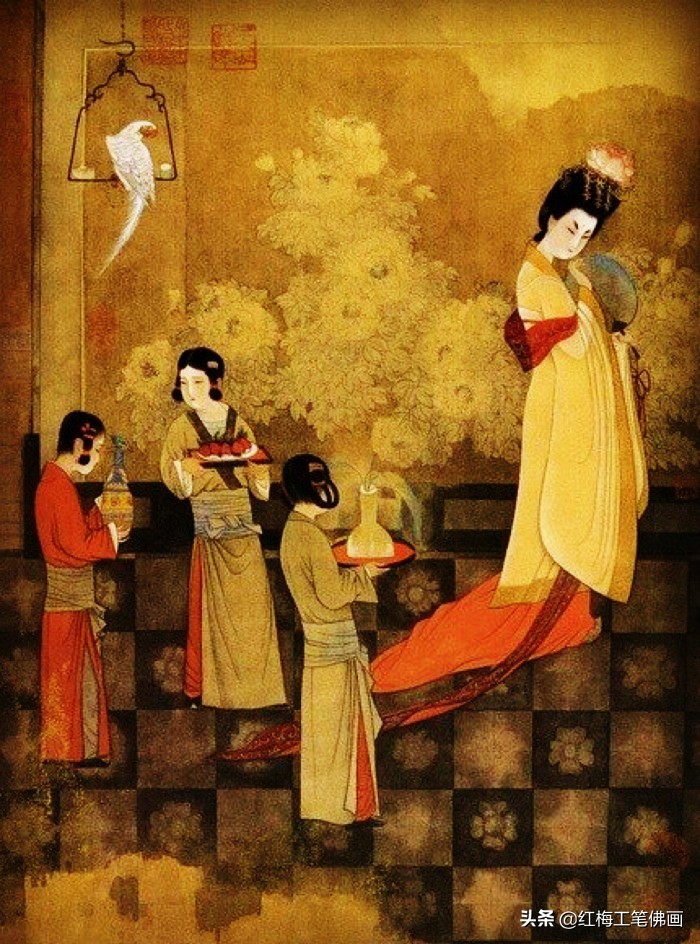 工笔画各种材料,讲讲工笔画的一些干货