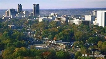 卫星地图美国本土最大的军事基地,美国北卡州简介