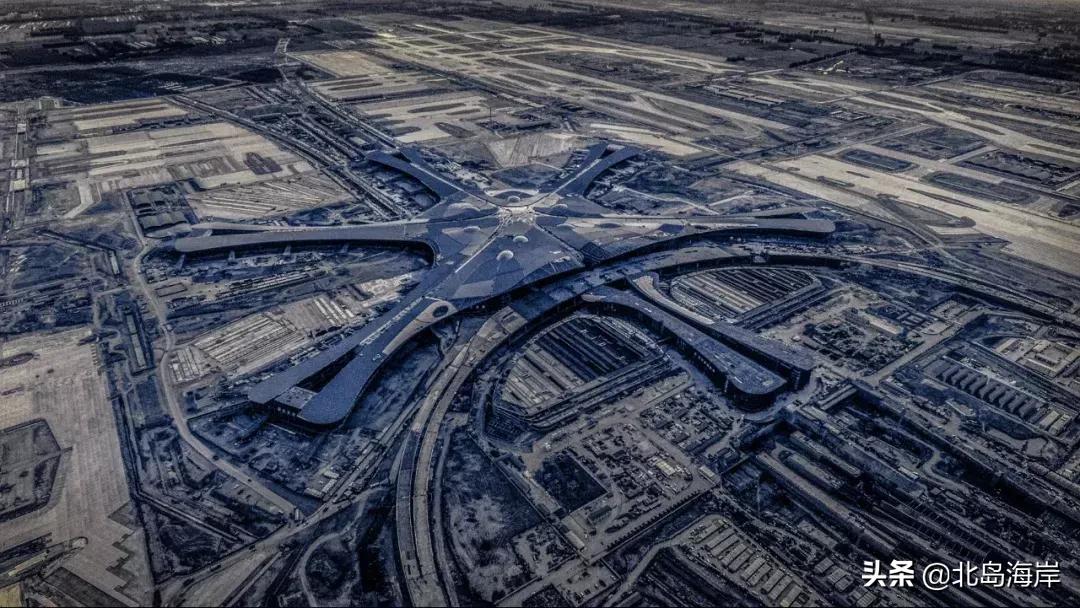 北京大兴机场建设进度照片,北京大兴机场内部高清图片