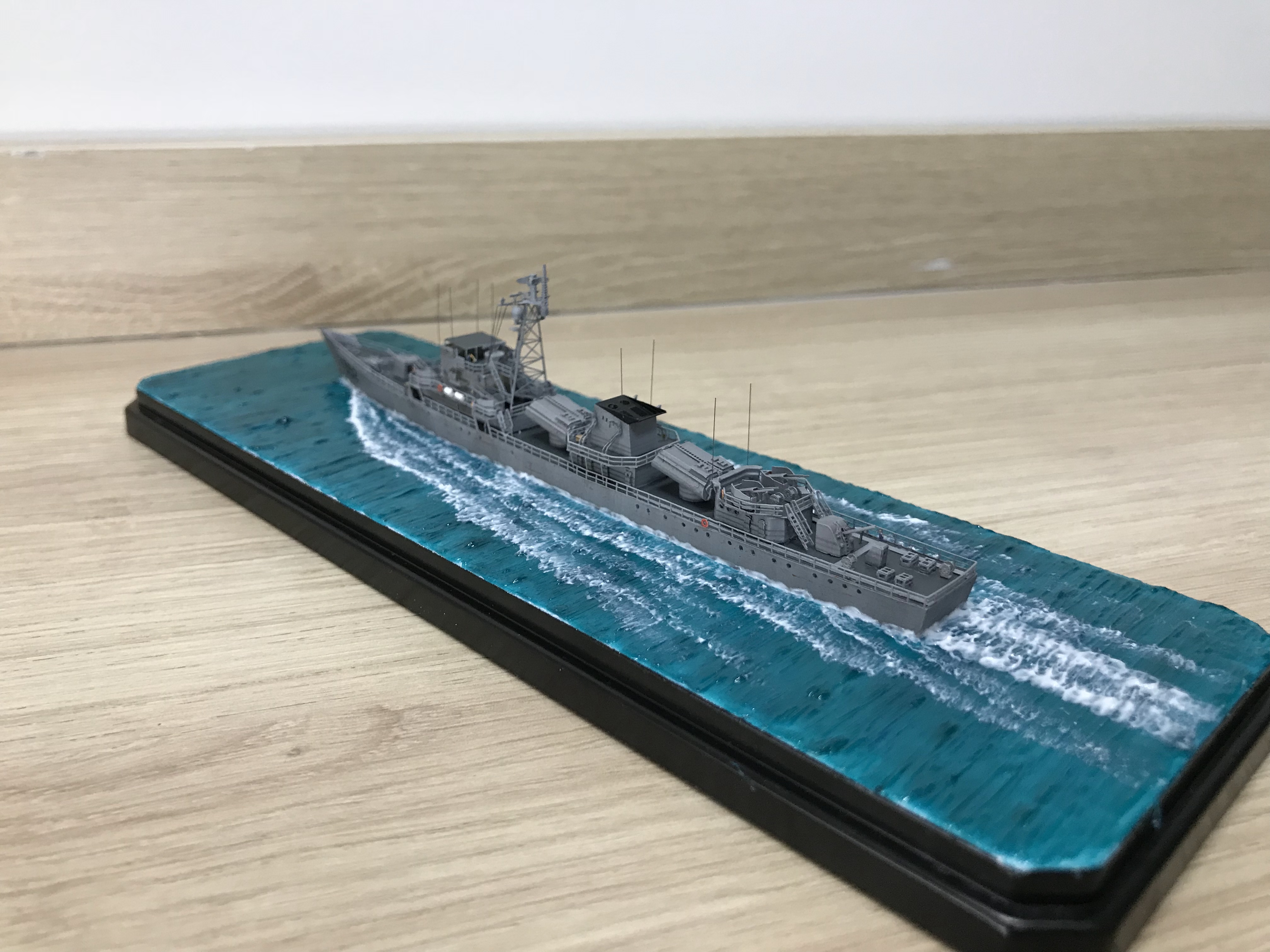 「手工船模」1/700宜宾号导弹护卫舰制作小记