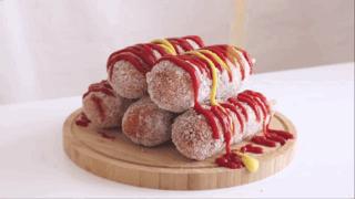 芝士热狗零食,香甜酥脆芝士热狗