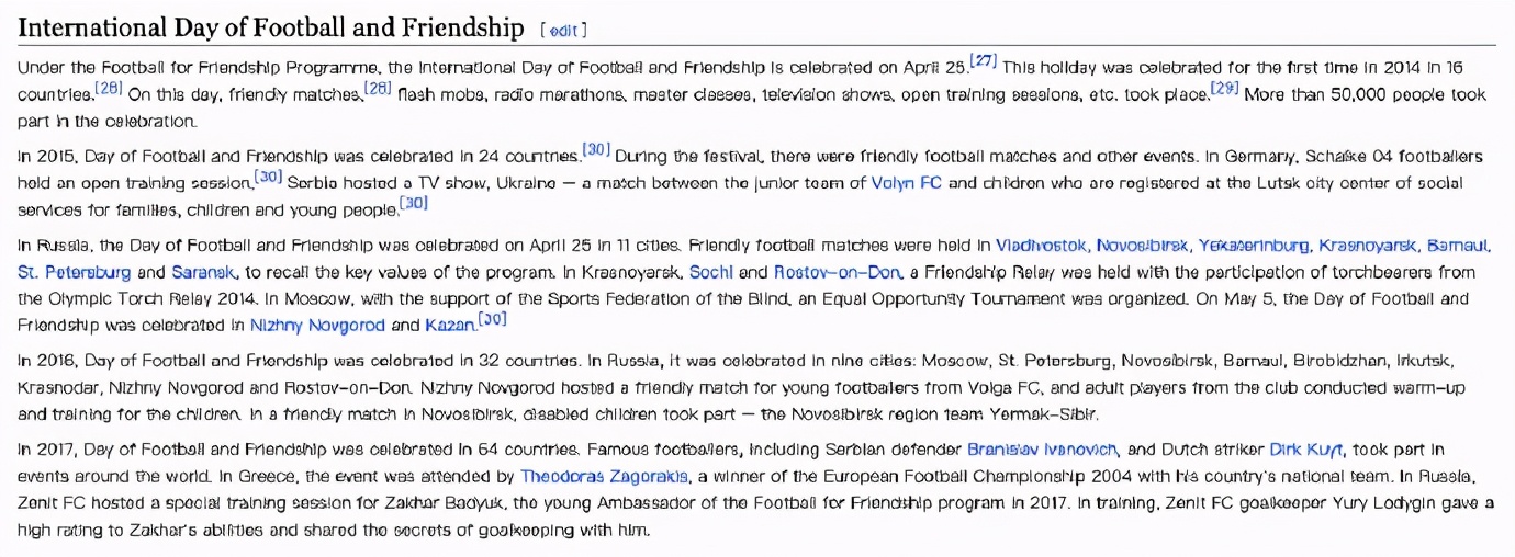 世界足球日由来,世界足球日的影响