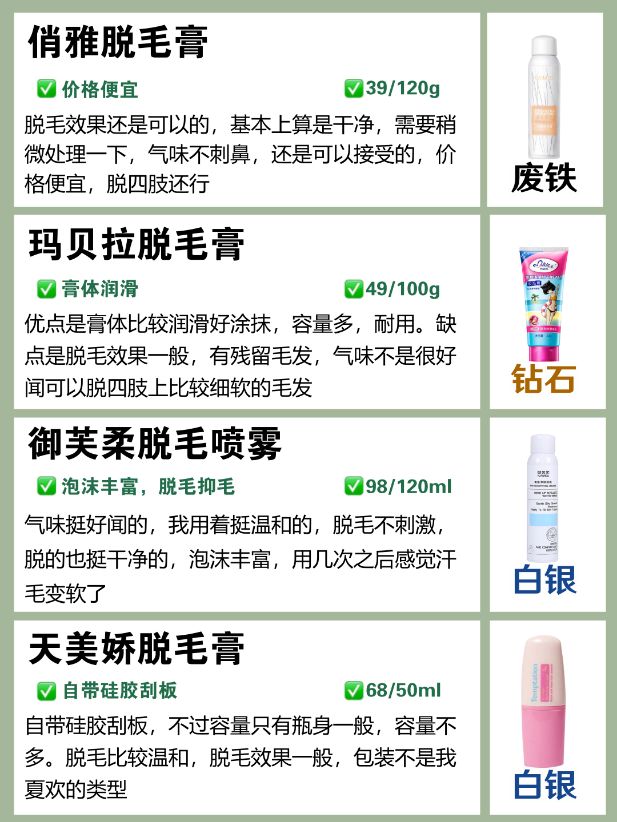 脱毛膏推荐老爸评测,脱毛膏推荐拼多多