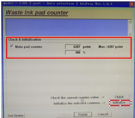 爱普生l360打印机墨量低复位,epsonl360废墨清零教程