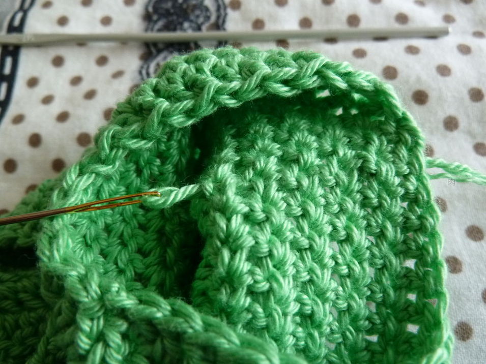 钩织护指套教程,半指分指手套钩织教程