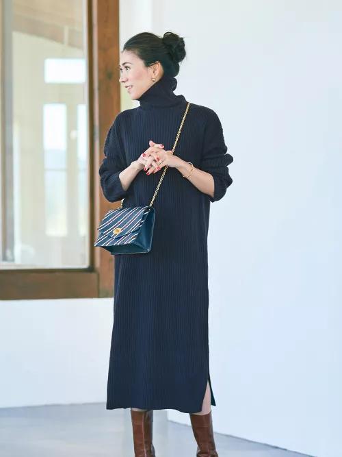 冬季无袖连衣裙怎么搭配,冬季粉色连衣裙打底裤搭配