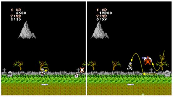 经典fc游戏通关魔界村,fc版魔界村