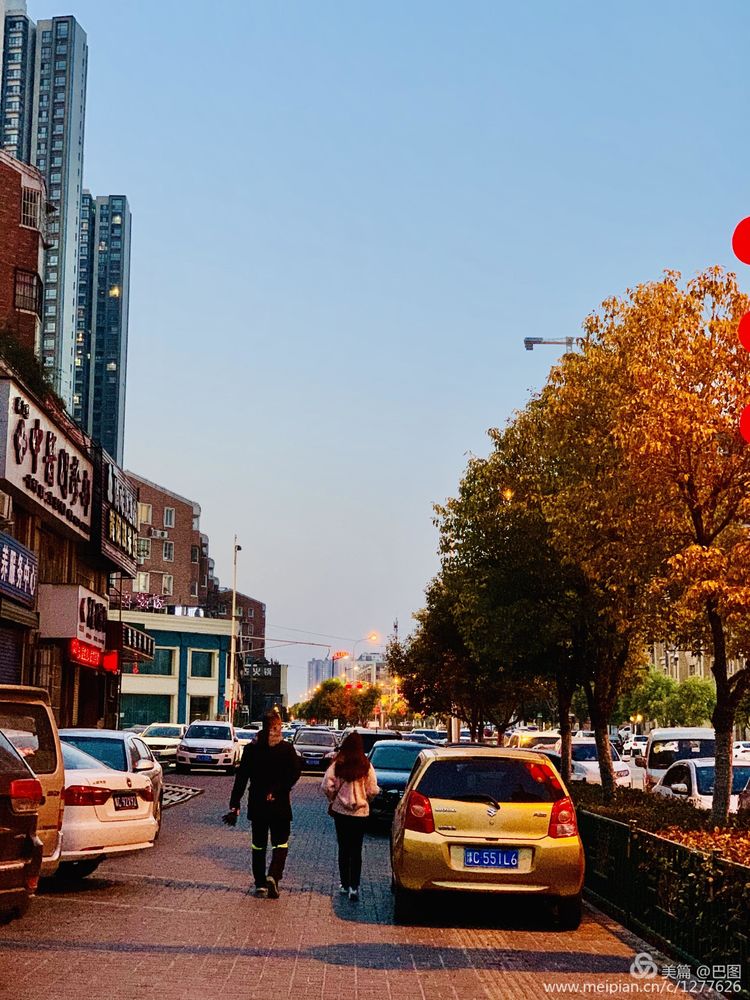 洛阳涧西路边街景,洛阳滨河北路图