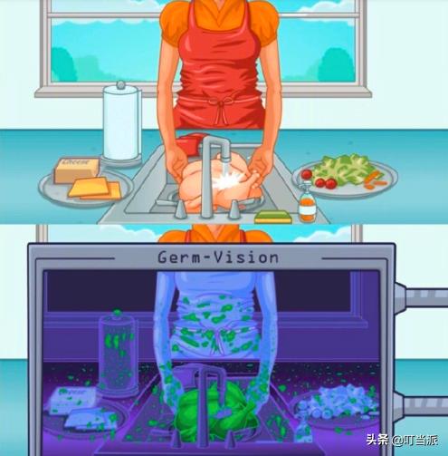 科学家：生鸡肉烹饪前不要洗，不然会让孩子食物中毒