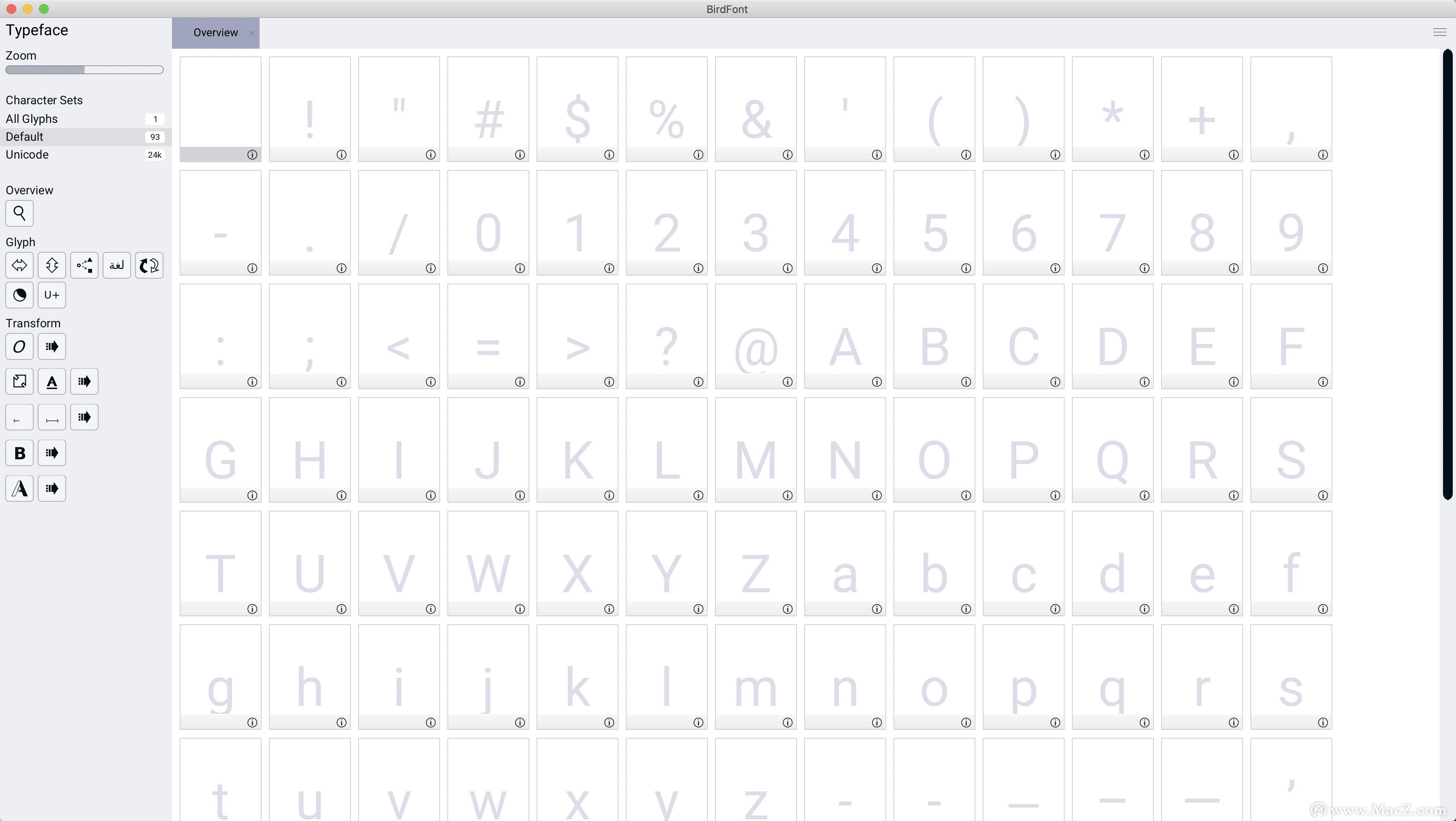 macttf字体编辑器,bird字体转换