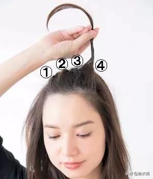 中长发发型刘海扎法,侧编短刘海的扎法100种