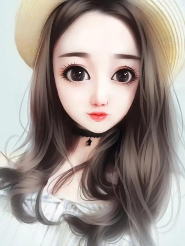 微信头像芭比公主,女孩子微信头像有个小孩