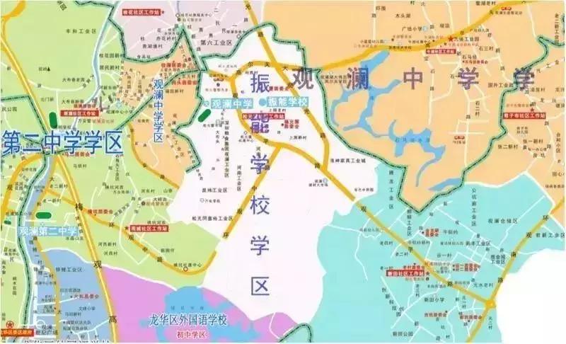 深圳市中小学学区查询,广东实验学校深圳校区学区划分