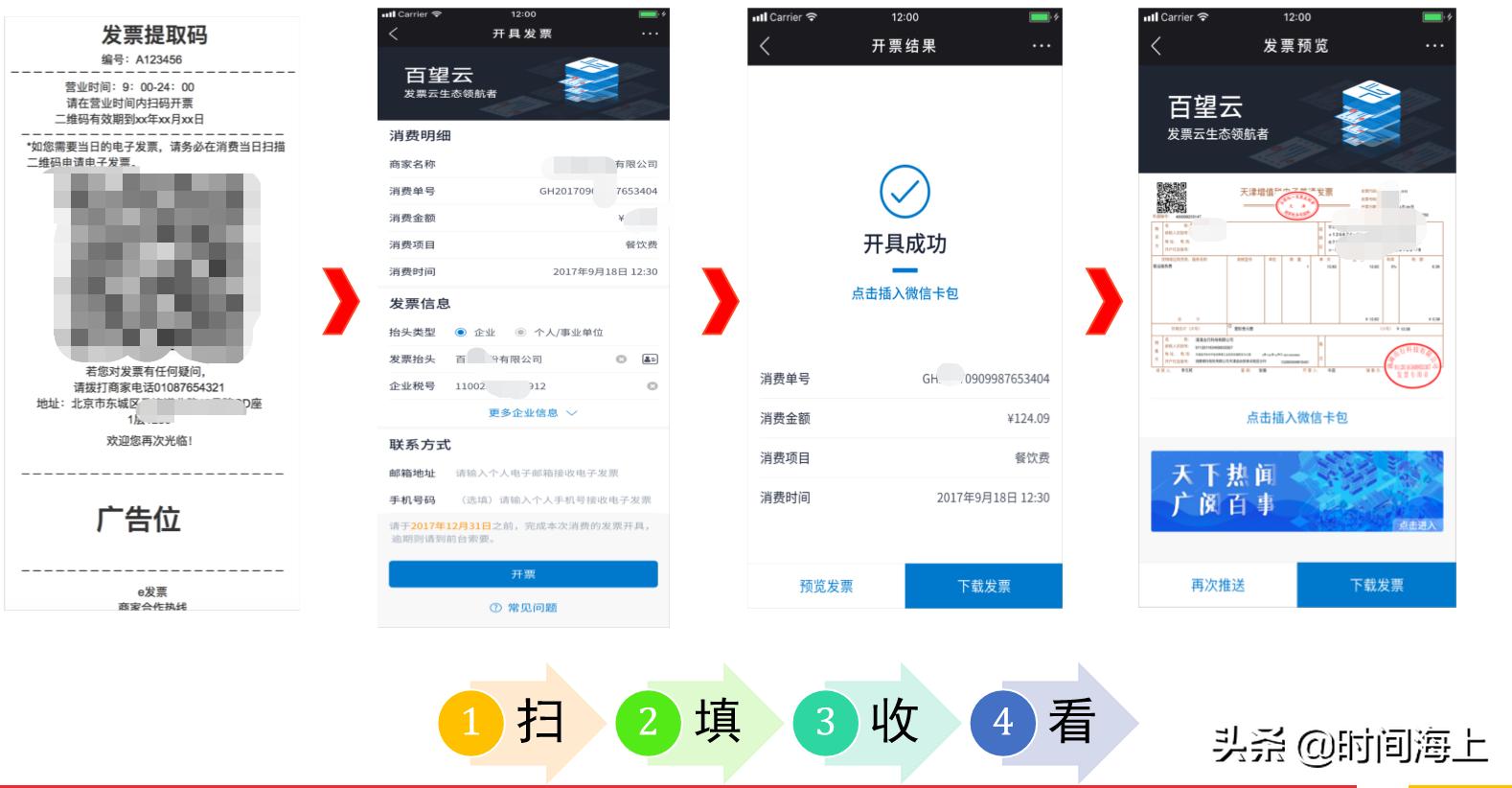解放商家双手的*票开**神器，消费者可自助扫码*票开**了