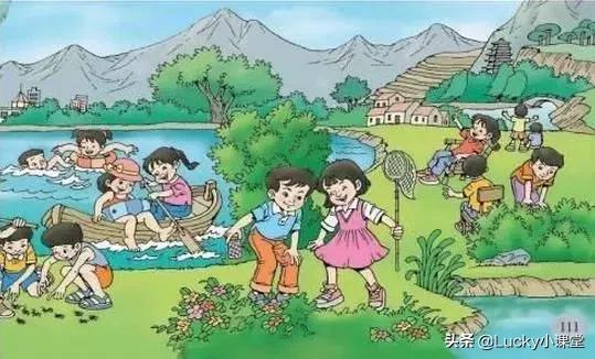 看图写话鼓励孩子学习,二年级上册暑假看图写话100字以上