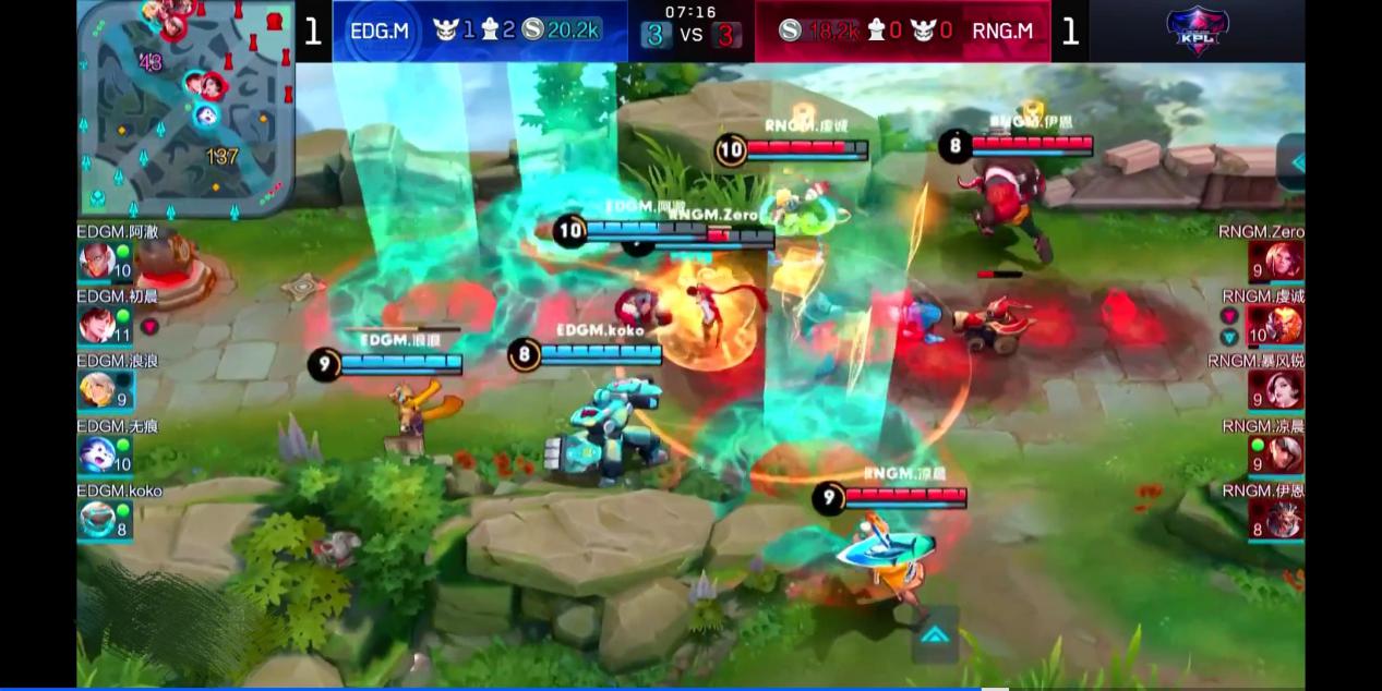 王者荣耀张良全局解说,edgm浪浪打野