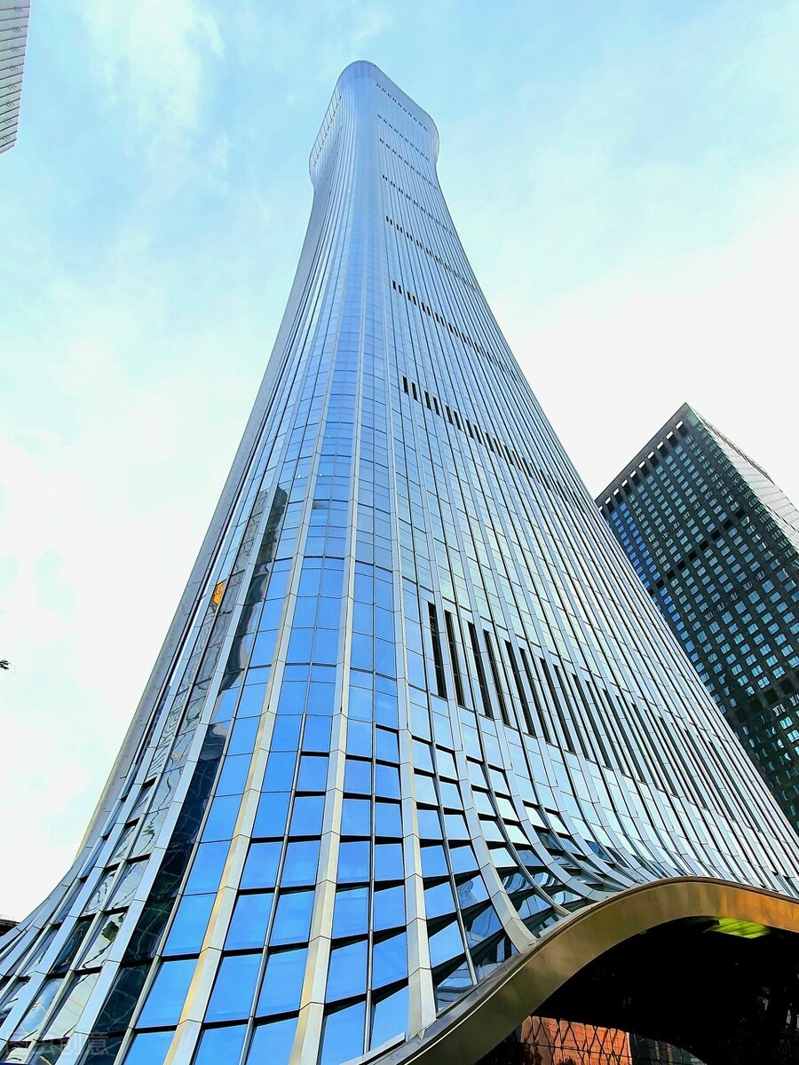 中信大厦中国尊北京最高楼,擎天柱北京展览馆