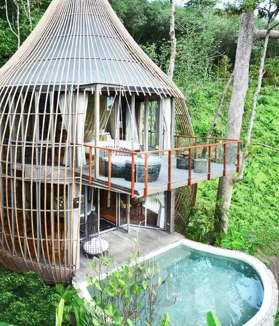 真正的森林树屋,这些树屋满足你对森林的所有幻想