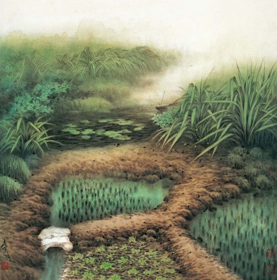 充满诗情画意的山水田园风光,慢慢体味令人陶醉的田园山水韵味