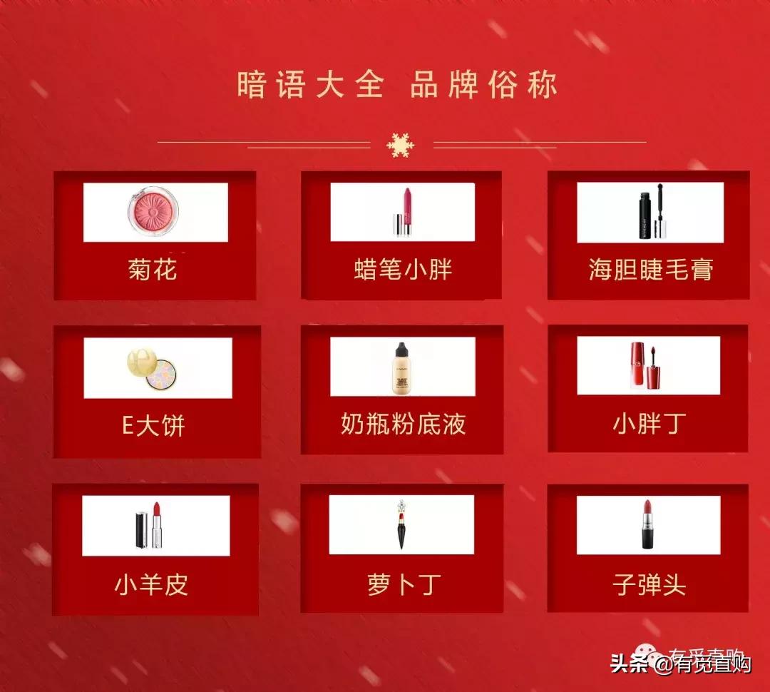 嘘！~有觅彩妆暗语大全，再不收藏就OUT了！