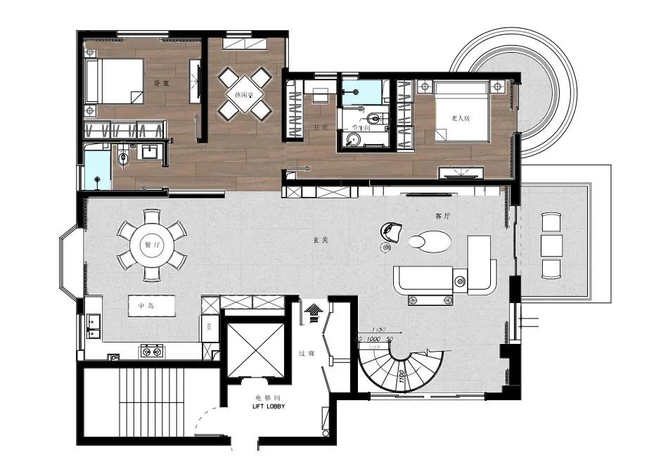 330㎡独栋别墅，打造轻奢高雅美学