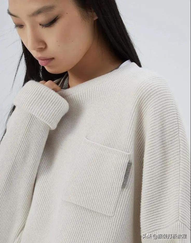 针织立体圆口袋,针织圆形口袋视频教程