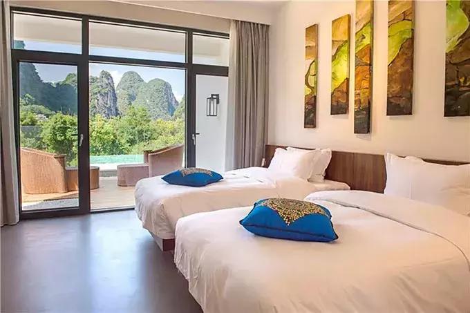 阳朔带游泳池价格适中的酒店,阳朔旅游比较方便的酒店