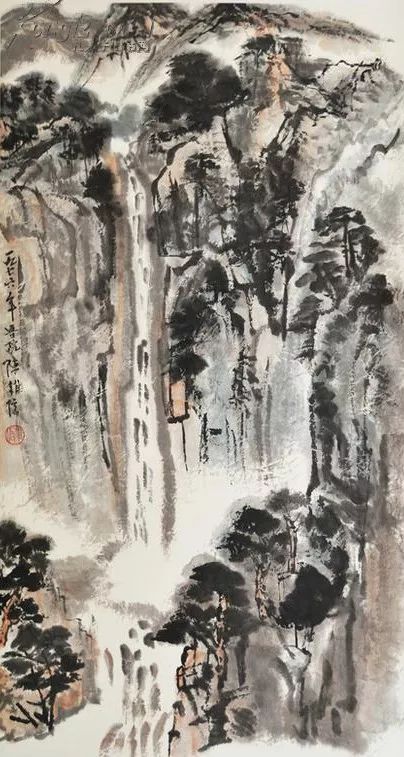 陈良宗山水画作品欣赏,陈家振山水画作品欣赏