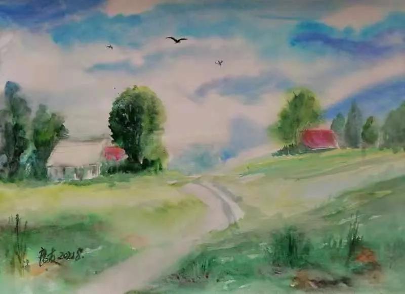 画吧画友作品欣赏,幸福原创画作品