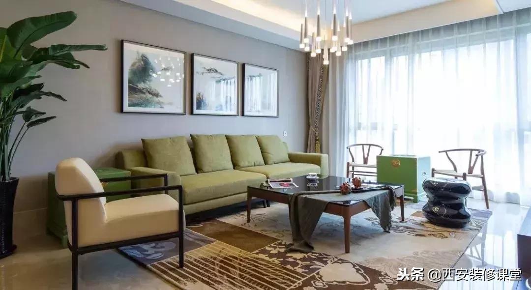 30款新中式客厅骨子里的东方韵味,30款中式客厅韵味十足