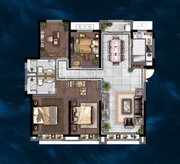 西安电建洺悦府是能源金贸区吗,西安洺悦府复式