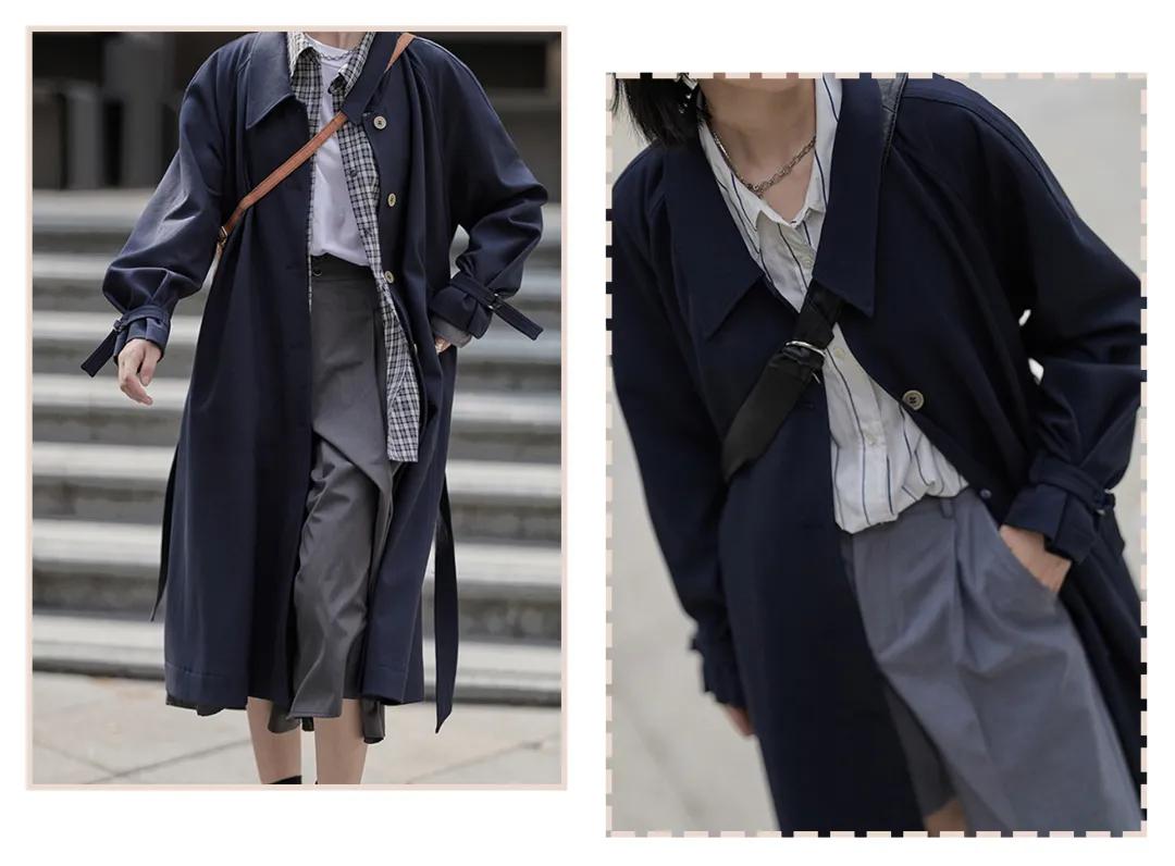 风衣怎么穿才好看简单,新式风衣穿搭技巧