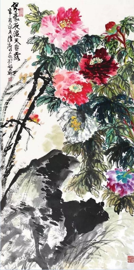 干货！简单的写意牡丹画法步骤，看完的人都会画了，您学会了么？