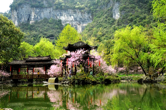 重庆酉阳土家族苗族自治县全貌,中国重庆市酉阳土家族苗族自治县