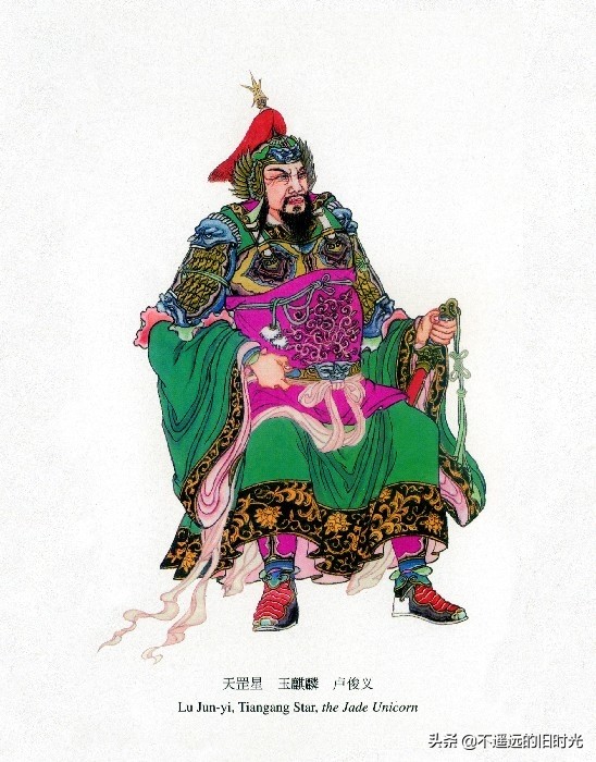 水浒传108将排名手绘图,水浒传108单将人物排行图