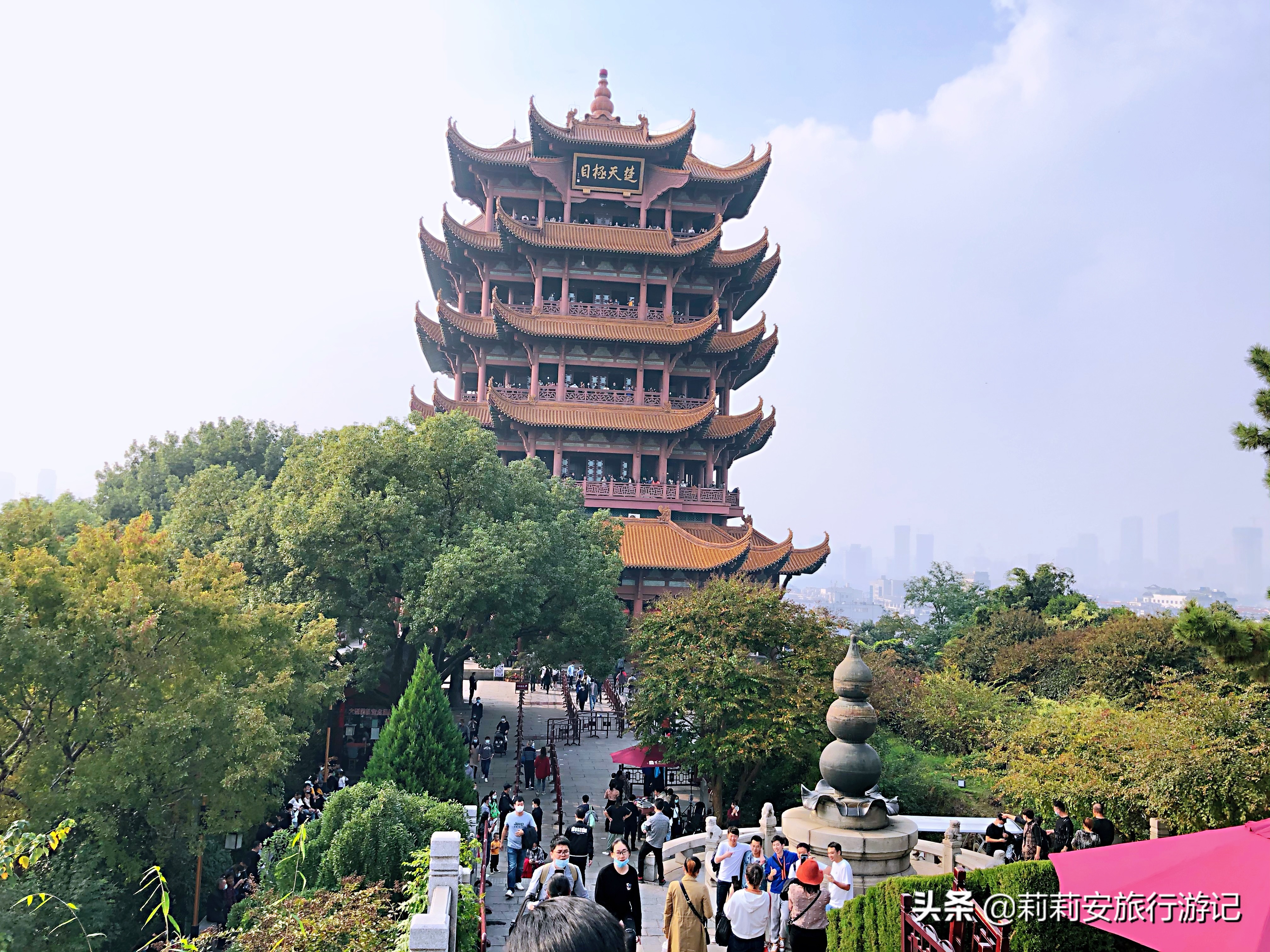黄鹤楼公园打卡,打卡武汉网红景点黄鹤楼