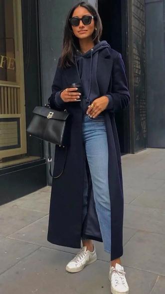 不知道穿什么就选黑大衣！这经典5组可优雅可帅气，显瘦超百搭