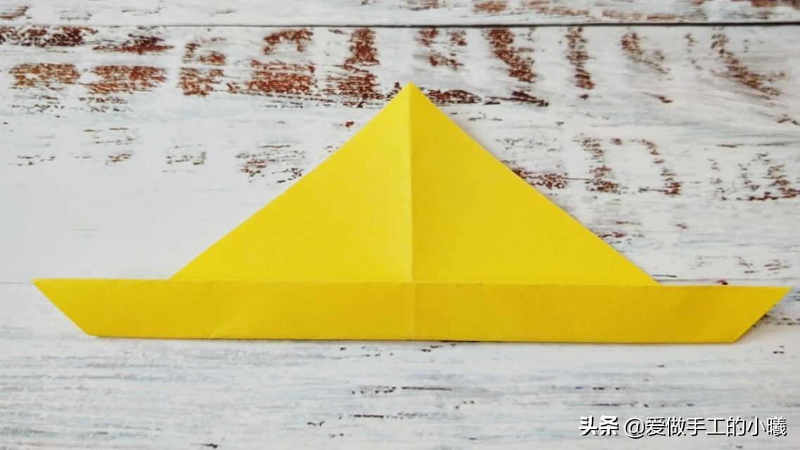 折扫帚簸箕的折纸步骤图,三角插折纸簸箕教程