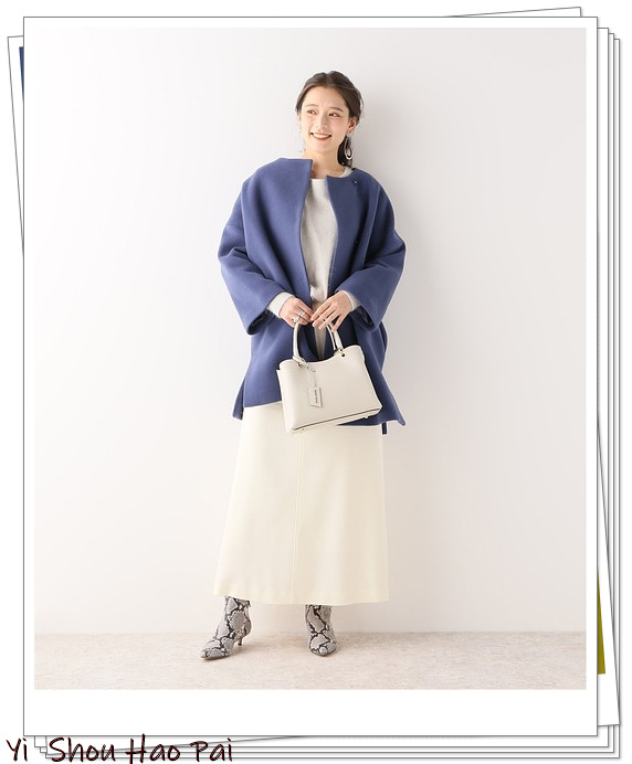 适合40岁女人的百搭大衣,白羊绒大衣穿搭40岁女士气质穿搭