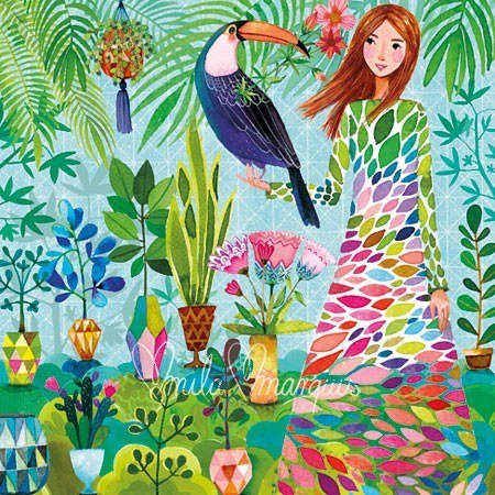 插画风手绘墙面,墙绘插画艺术