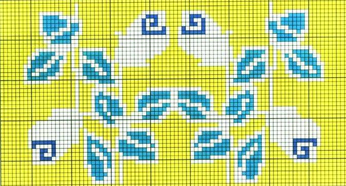 4-6岁儿童花毛衣图案大全,毛衣提花花卉图案图解