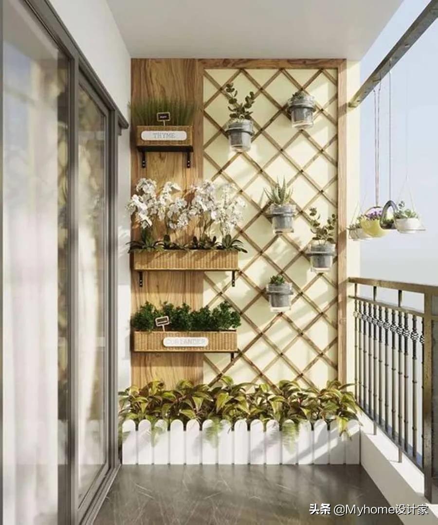 设计师家高颜值阳台极简设计,不靠墙大阳台怎么设计