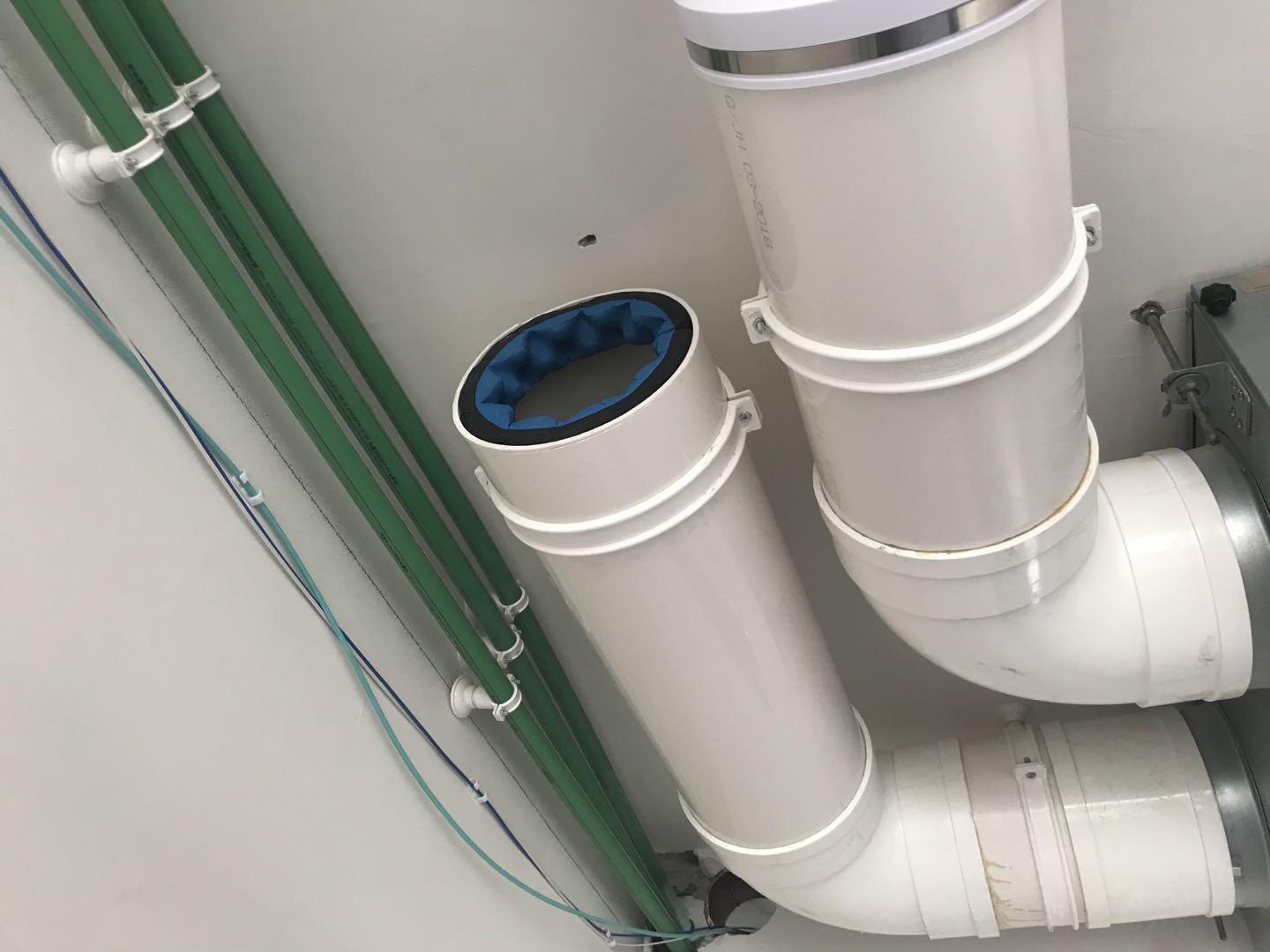 新风机pvc管道噪音大怎么办,新风系统如何降pvc管道噪音